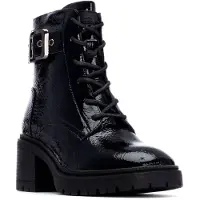Xti für Damen. 14427501-NEGRO Stiefelette 144275 schwarz (37), 3 bis 5 cm, Reißverschluss, Lässig