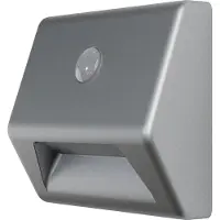 Osram LED-Nachtlicht Nightlux Stair mit Licht- & Bewegungssensor 7,3 cm kaltweiß silber