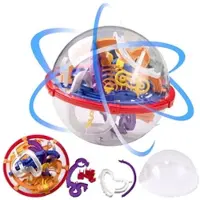 Playtastic Bausatz Kugellabyrinth, 17 cm Durchmesser, 118 Hindernisse