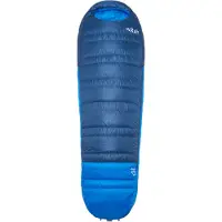 Rab - Biwak-/Trekking-Schlafsack - Ascent -6C / 20F Tempest Blue/Maya Blue - Größe Links - Blau