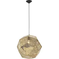 Nova Luce FOGGIA Pendelleuchte E27 Gold 180x48cm dimmbar 82148748