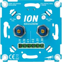 ION Industries LED-Dimmer - Universal - Duo - 2 x 200 W 2 x 200 W