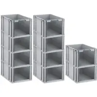 Proregal SparSet 10x Eurobox NextGen Store HxBxT 32 x 40 x 60 cm 65 Liter Front Offen Eurobehälter Transportbox