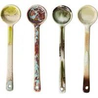 HK Living - 70's Löffel, M, blend (4er-Set)
