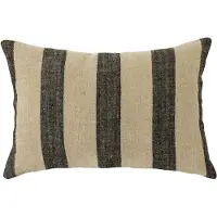 HK Living - Bayside Leinen-Kissen, 60 x 40 cm, braun / beige
