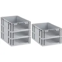 Proregal 5x Eurobox NextGen Store | HxBxT 17x40x60cm | 34 Liter | Front offen | Eurobehälter, Transportbox, Transportbehälter