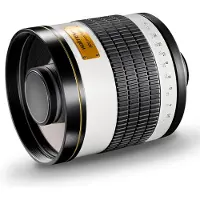 Walimex pro Spiegel Objektiv 800/8,0 DSLR kompatibel mit Pentax K – Länge 131mm – für 800mm Brennweite – Vollformat / APS-C Sensor – für Reise Natur Tiere – K-Mount T2-Adapter – 3,5m Naheinstellgrenze