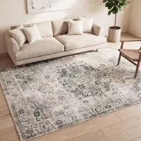 FRAAI Teppich Vintage - Lago Grau 140x200 cm