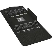 Wera 9408 Textile Box 8790 HMC HF 1, leer, Schwarz, Textil, China, 157 mm, 127 mm, 55 mm