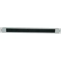 Intellinet 19" Kabeldurchführung, 1 HE, mit Bürstenleiste, grau, Stahl, Grau, 1 Stück(e), 210 g