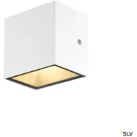 SLV 1005149 SITRA S, LED Outdoor Wandaufbauleuchte, weiss, CCT switch 3000/4000K IP44