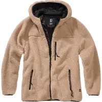 Brandit Ladies Teddyfleecejacke Hood, camel