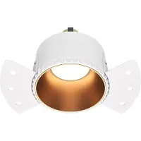Maytoni Share Downlight, Einbauleuchte GU10 Matt-Gold Ø14mm