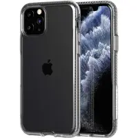 Tech21 Schutzhülle für Apple iPhone 11 Pro Max Ultradünne Rückabdeckung mit BulletShield Schutz - Rein klar - Transparent
