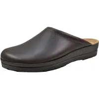 Rohde Herren Pantoletten Clogs Leder Neustadt-H 1515, Größe:39 EU, Farbe:Braun