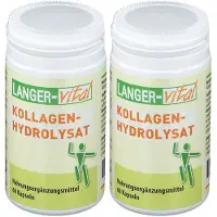 LANGER-vital Kollagen Hydrolysat 400 mg pro Tag Kapseln 2x 2x60 St