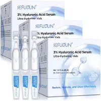 P-Beauty Anti-Falten-Serum Hyaluronic Acid für Gesichtspflege 3x36 ml Serum