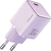 Usams Ład. Siec. 1Xusb-C Pd30W 3A (Nur Kopf) Pd3.0 Schnellladegerät Purpurowy/Lila X-Ron Serie Cc186Tc03 (Us-Cc186)