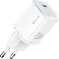 Usams Ład. Siec. Cc248 20W Gan Usb-C Schnell-Laden Hc Serie Biały/Weiß Cc248Tc02