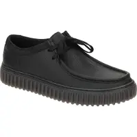 Clarks TORHILL LO Herrenschuhe - bequeme Schnür Halbschuhe schwarz NEU