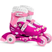 Disney Princess verstellbare Inlineskates Prinzessin Mädchen rosa mt Größe: 27-30