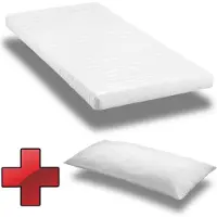 Sleezzze Komfortschaummatratze K10 Matratze 90x200 cm + CloudComfort Basic Mikrofaser Kopfkissen 40x80 cm