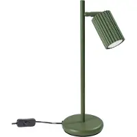 Sollux Tischlampe KARBON olivgrün 1xGU10 10W Aluminium 43x19.5x14.5cm