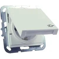 Gira 0454203, CEE 7/3, Weiß, IP44, 250 V, 16 A