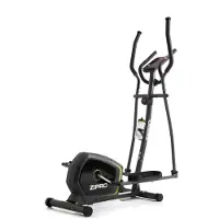 Zipro Crosstrainer Neon – Magnetischer Ellipsentrainer für Zuhause Kompakt, Schwungmasse & Pulsmessung Leises Fitnessgerät 120kg Mit Flaschenhalter