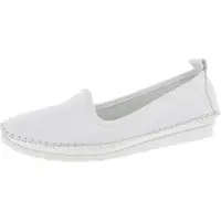 Andrea conti 0027449 Damen Slipper Ballerinas Mokassins, Größe:38 EU, Farbe:Weiß