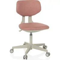 Hjh OFFICE Kinderdrehstuhl KID CLASSIC Schreibtischstuhl für Kinder höhenverstellbar ohne Armlehnen Stoff
