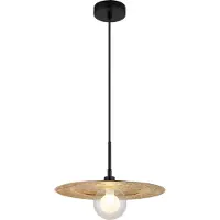 Globo Lighting Hängeleuchte Metall schwarz matt, 1x G9 LED