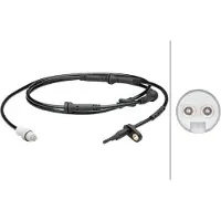 Hella ABS Sensor Raddrehzahl Hinten für FIAT PUNTO (188) 6PU 012 679-561