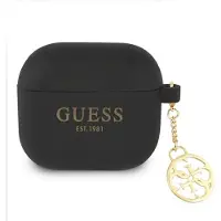 GUESS GUA3LSC4EK AirPods 3 Cover schwarz/schwarz Charm 4G Collection Schutzhlle
