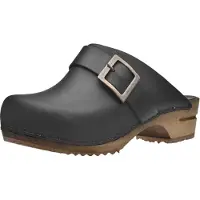 Sanita Wood-Urban Open Clog Black Gr.35