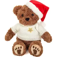 Teddy HERMANN® Teddy Hermann Weihnachtsteddybär mit Pullover 30 cm Plüschteddybär