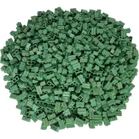 LEGO 1x2 Mauersteine Bausteine Sandgrün - 98283 NEU! Menge 50x