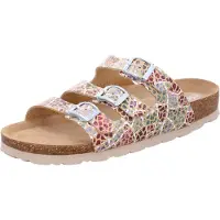 Rohde Damen Pantolette Weite G mit Schnallen und weichem Lederfußbett Alba 5620, Größe:37 EU, Farbe:Braun