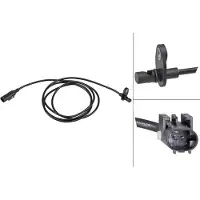 ABS . Sensor Raddrehzahl Hinten Links passend für MERCEDES-BENZ SPRINTER 3,5-t Pritsche/Fahrgestell (906) 32308