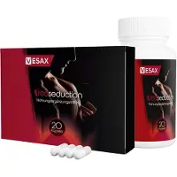 Vesax Red Seduction | Speziell für Männer Mit ausgewählten Pflanzenextrakten 20 Kapseln 1x20 St
