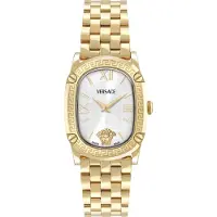 Versace SP VE1B01525 Greca Couture weiß gold silber Edelstahl Armband Uhr Damen NEU