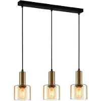 ITALUX SANTIA PND-65342-3-BRO+AMB Hängelampe