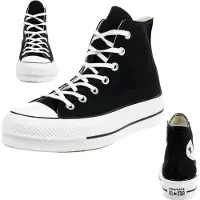 Converse Sneakers aus Stoff Chuck Taylor All Star Lift Hi 560845C Schwarz