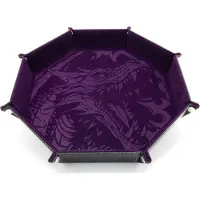 GlassStaff CritStones Faltbarer Würfelteller Dragon Skin XL Edition Purple