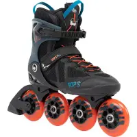 K2 VO2 S 90 Inline Skates Herren schwarz - blau - orange Größe EU: 43.5
