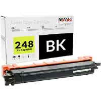 OBV Toner kompatibel Brother 248XL TN-248XLK Schwarz für HL-L3240CDW MFC-L3760CDW DCP-L3560CDW u. v. m. – 3000 Seiten – mit Chip