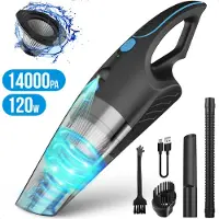 Strex - kabelloser Nass- und Trockensauger - Dustbuster - 3 Aufsätze - 14000PA - LED-Beleuchtung