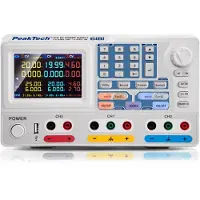 Peaktech P 6181 – Programmierbares 2-Kanal Labornetzgerät 0–30 V / 6 A & 0–6 V / 3 A, TFT-Farbdisplay, USB, LAN, RS-232, CV/CC & Zeitprogramme