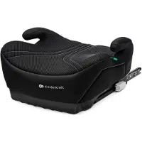 Kinderkraft I‑BOOST 2 PRO i‑Size Kindersitz 125‑150 cm, Autositz mit ISOFIX, Atmungsaktiv, Leicht & Sicher, Schwarz