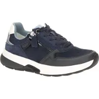 Gabor ROLLINGSOFT Damenschuhe - bequeme Schnür- Halbschuhe blau NEU